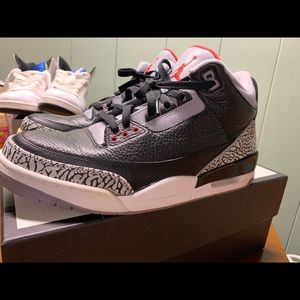 Air Jordan 3 black cement size 10.5 2011